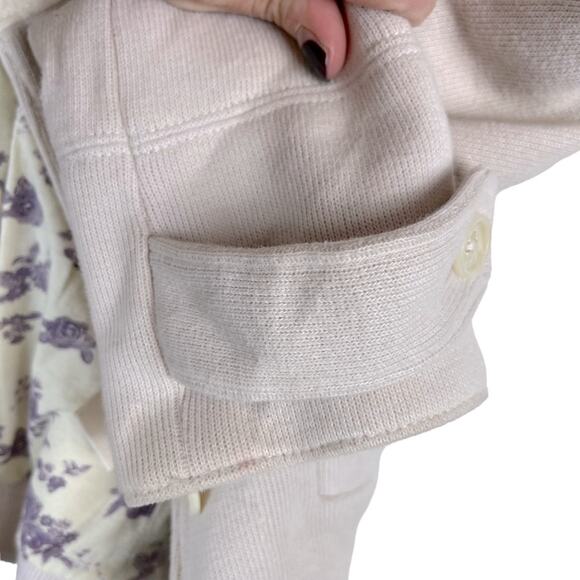 Free People Vintage Y2K Jacket Cropped Shacket Coat Cottage Granny Boho Small 4 - Picture 4 of 12